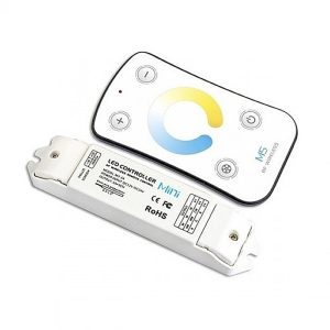 Controladora Com Função Dimerizável Wireless Tunable White  + controle remoto  9A – 108W (12V) & 226W (24V)